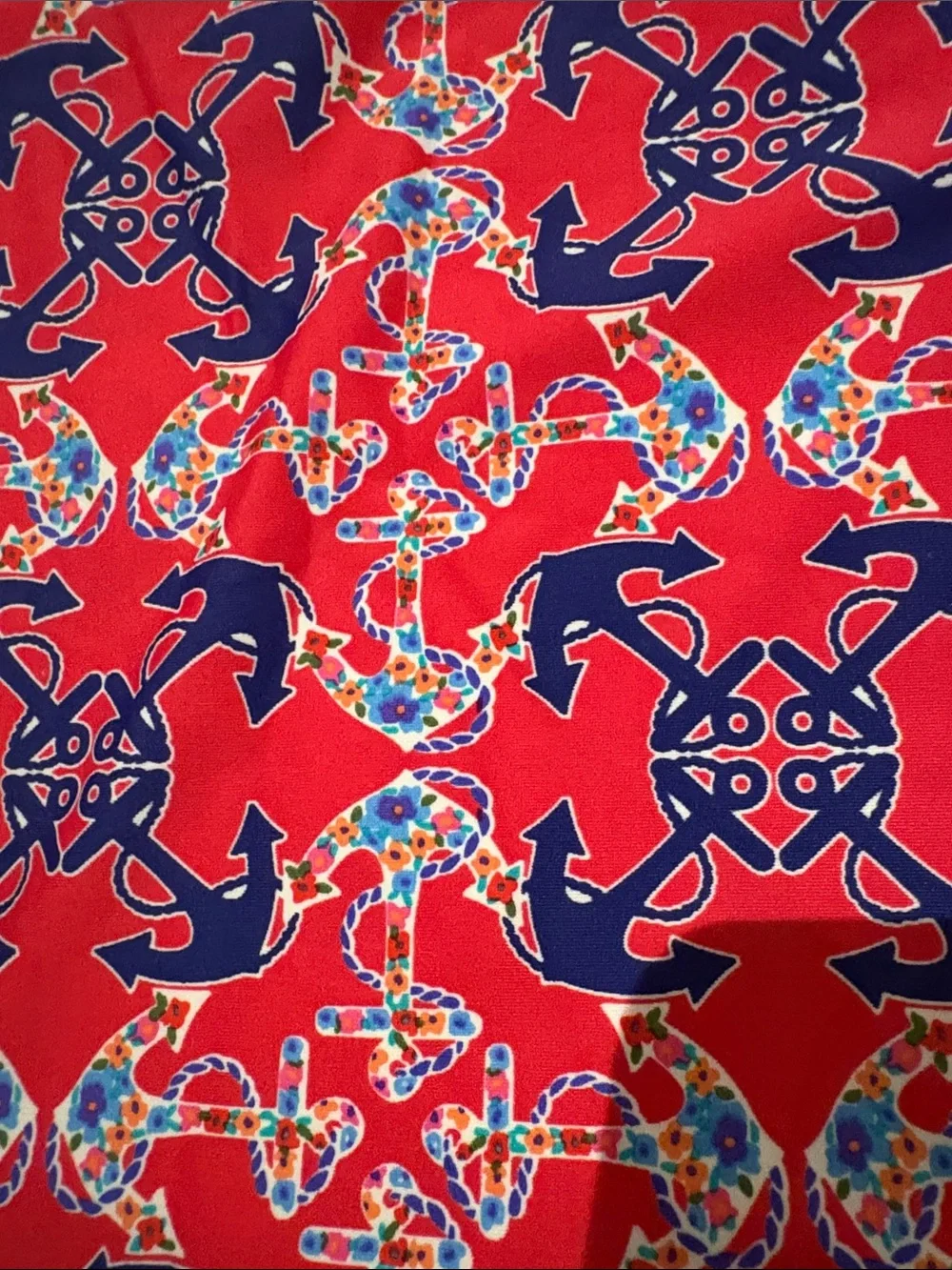 EUC anchors Spunkware skirt red XL stretchy